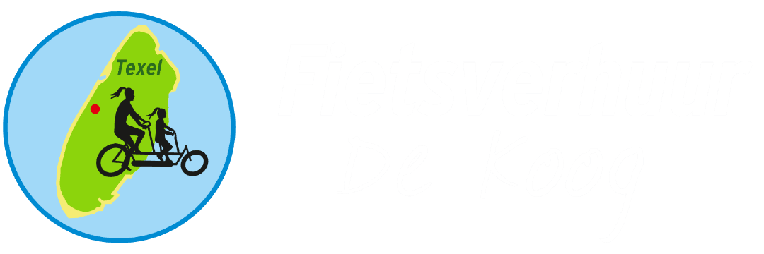 Fietsverhuur-de-koog-website-logo-wit